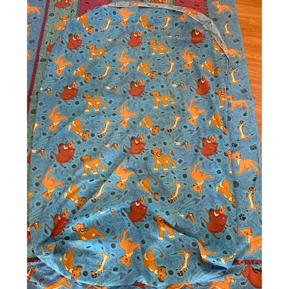 The Lion King Twin Fitted and Flat Sheet Set Rare Pattern 90's - Picture 5 of 6